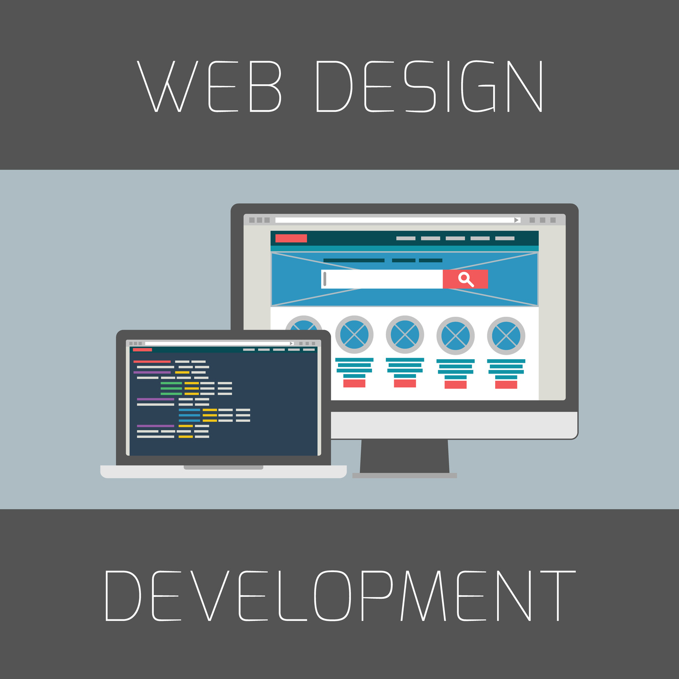 Concept for web design and development