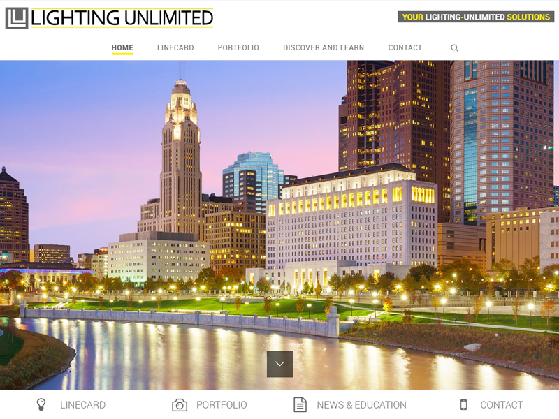 Lighting Unlimited, Robintek Web Desgin