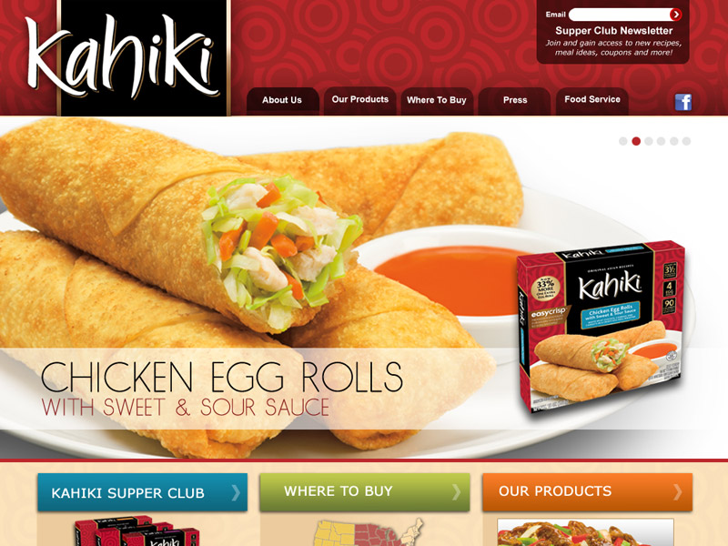 Kahiki Foods, INC. – Frozen Food Website