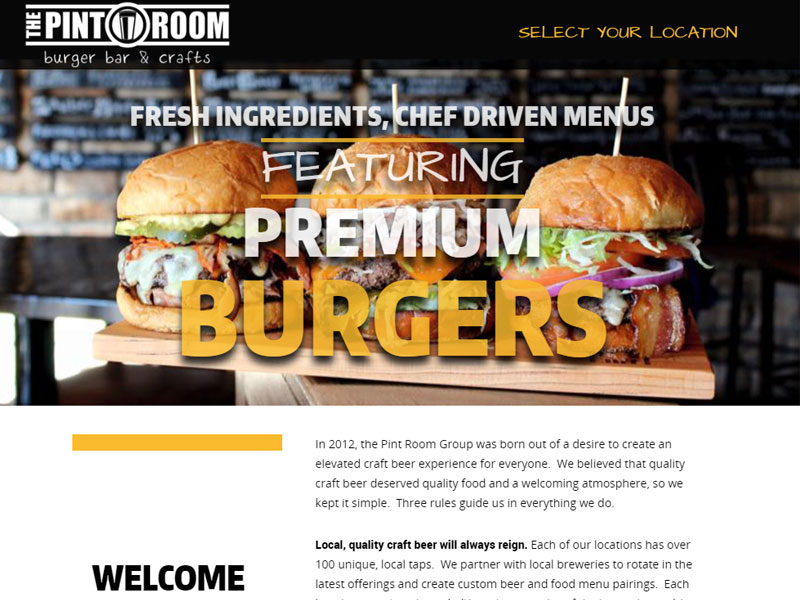 New Website Launch Pint Room Robintek Innovative