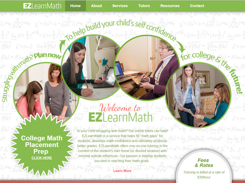 EZ Learn Math - Robintek: Columbus Website Design, Graphic Design & SEO ...