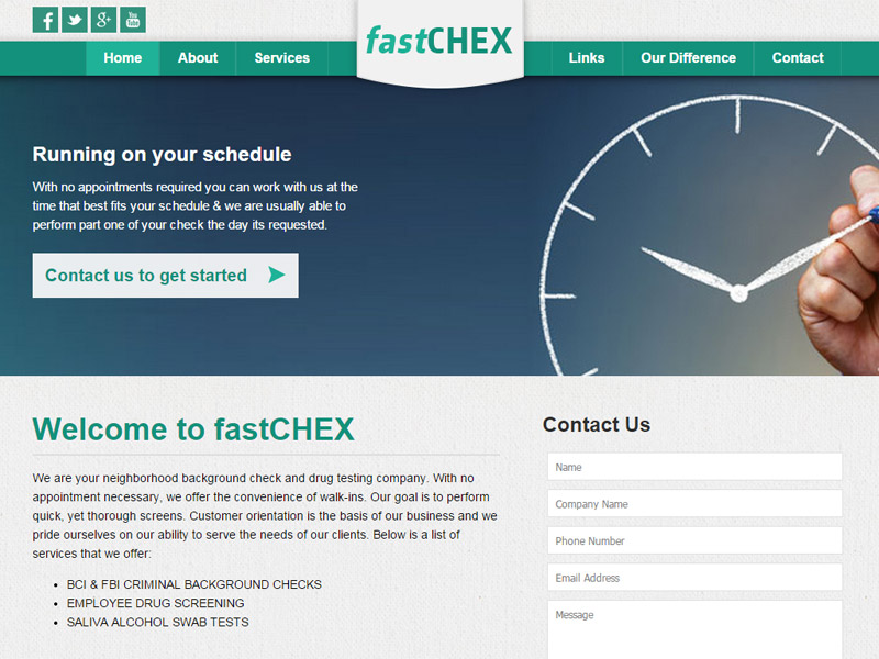 fastCHEX Robintek Columbus site Design, Graphic Design & SEO Company