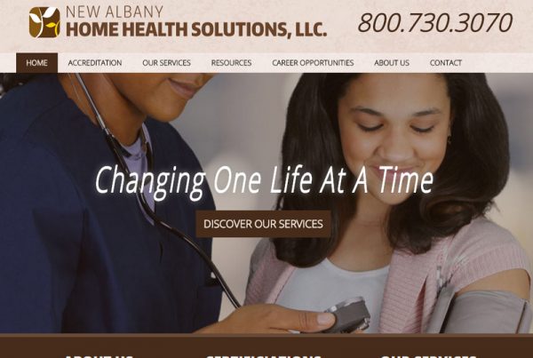 New Albany Home Health Solutions, LLC. - Healthcare Website