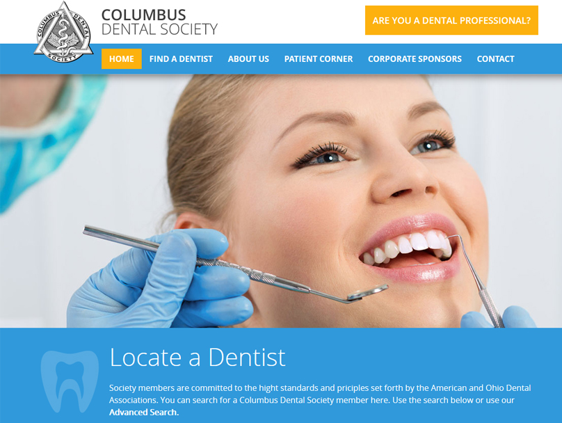 Columbus Dental Society - Dental Practice Website