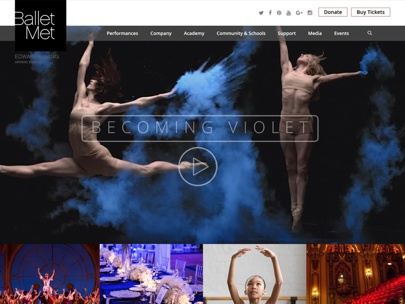 Ballet Met - Dance and Theater Website