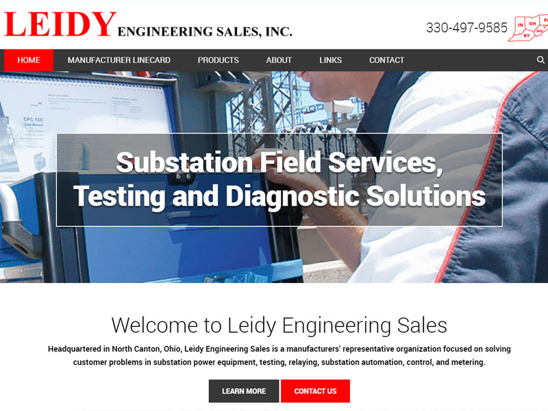 Leidy Engineering Business Website