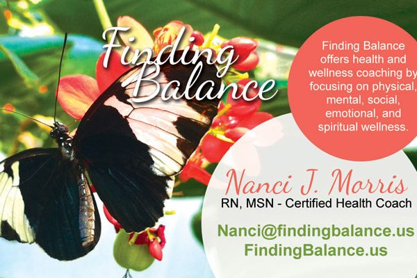 Finding Balance Business Card Design