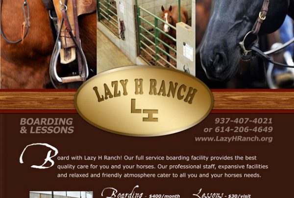 Lazy H Ranch Flyer Design