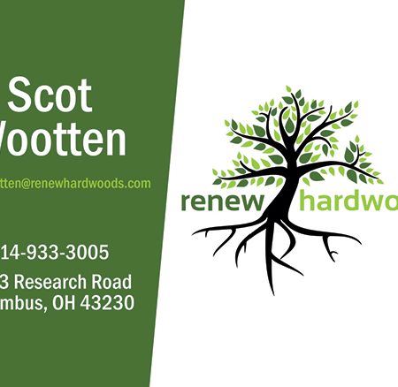 Renew Hardwoods Business Card Design