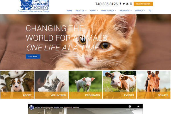 Nonprofit & Local Community Website Designs - Robintek: Columbus ...