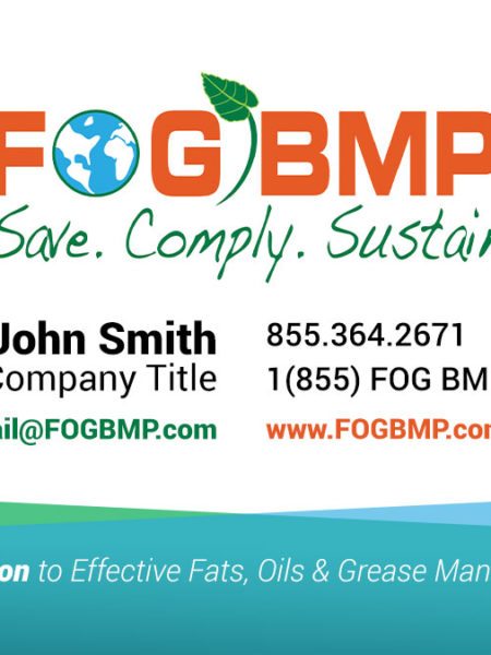 Fogbmp business card design for print