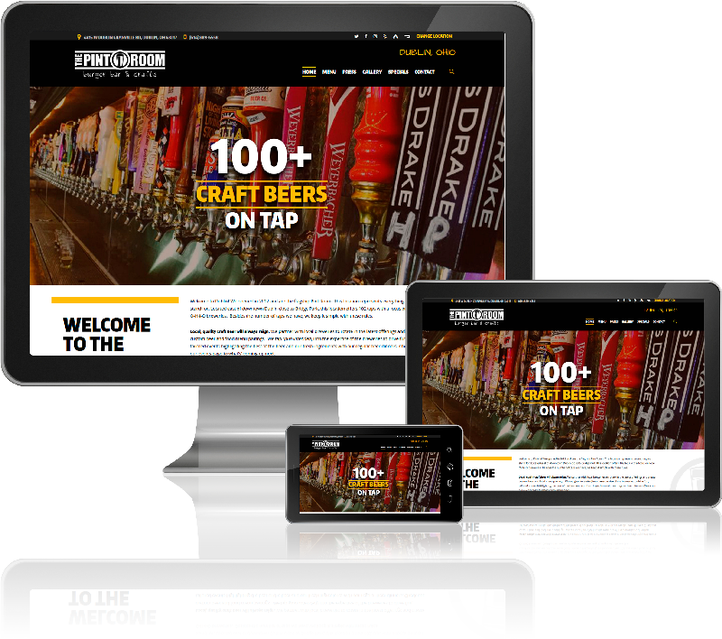 The Pint Room The Half Pint Case Study Wordpress Website