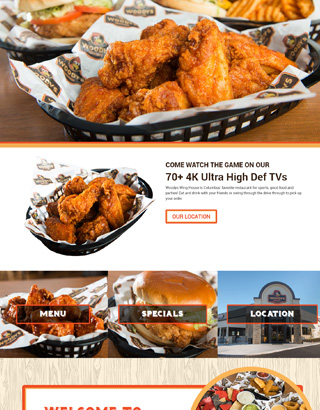 Woody’s Wing House Case Study - Website Design in Central Ohio