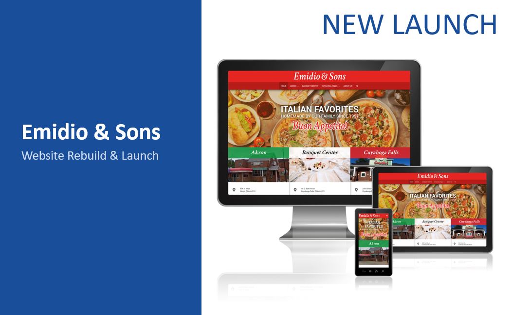 Emido and sons web design