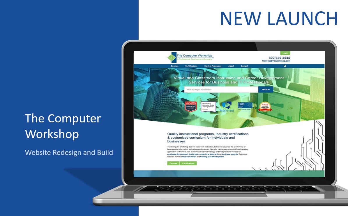 Website redesign and build the computer workshop