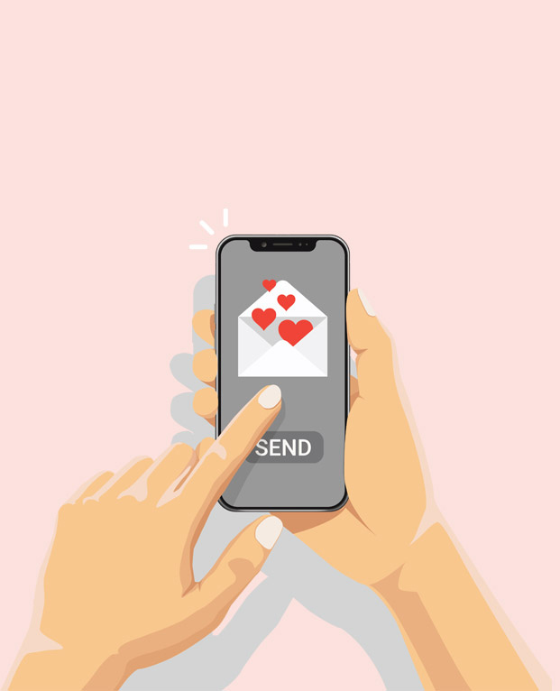 Send a message with WeCareCards