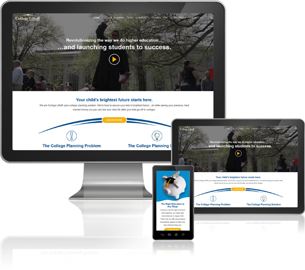 College Liftoff Responsive Website Design