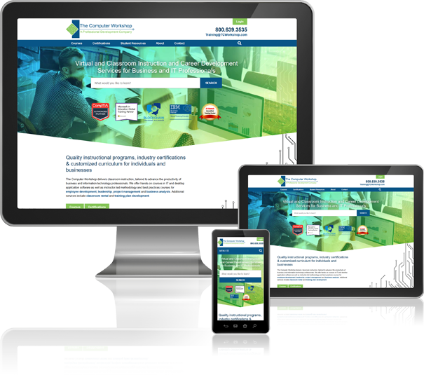 Computer Workshop Mobile Website Design