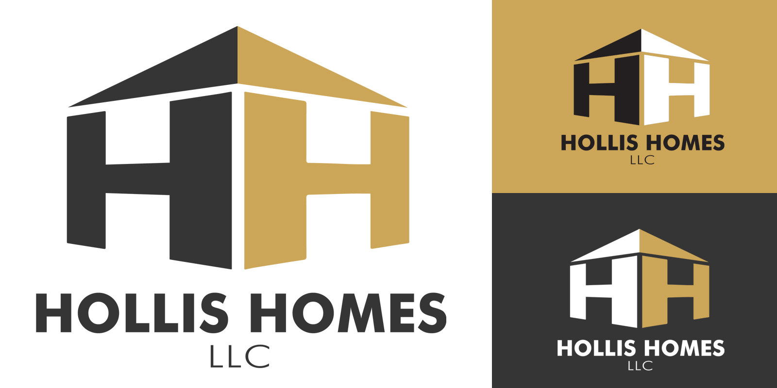 Hollis Homes logo variations