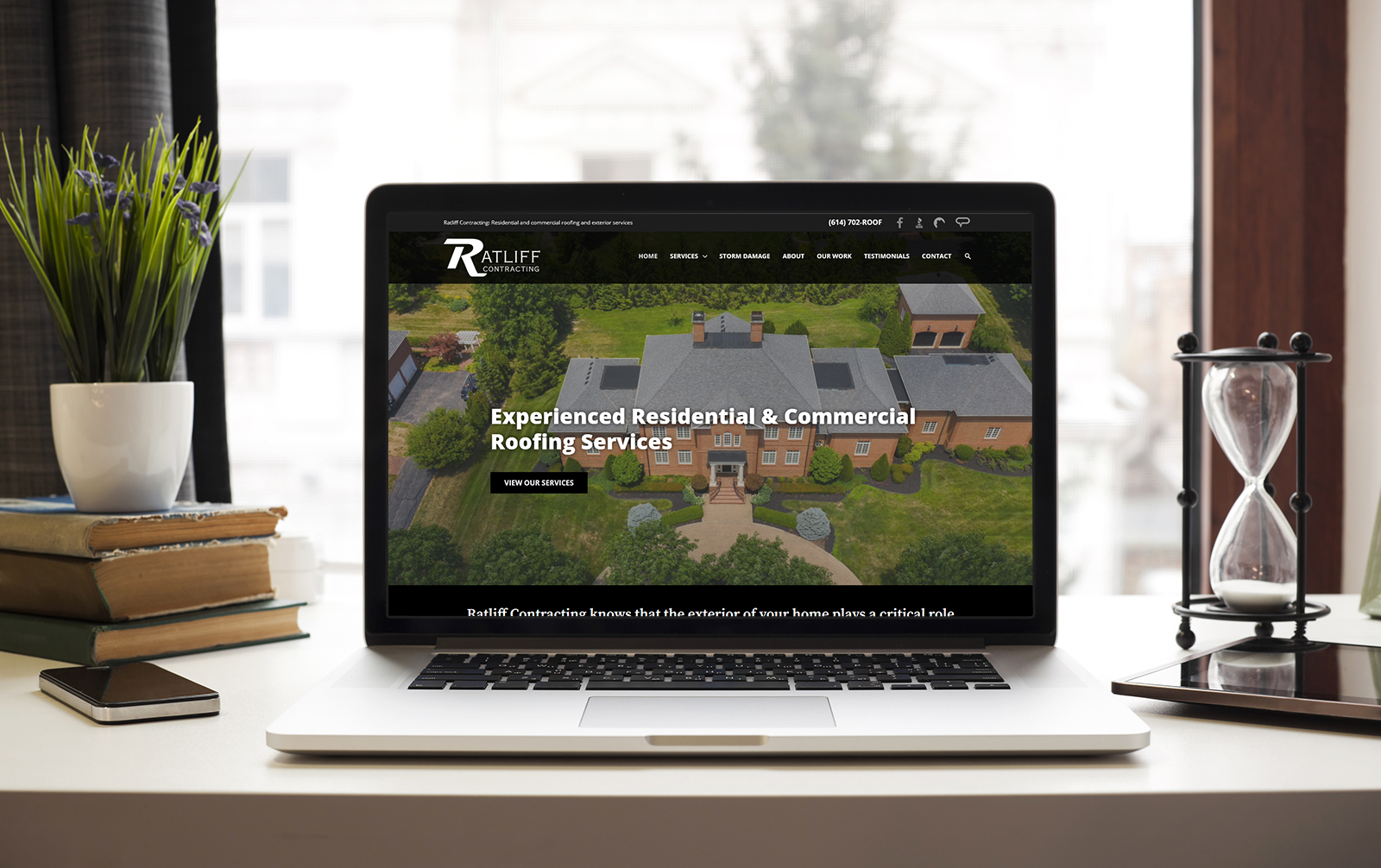 Website redesign by Robintek for Ratliff Contracting
