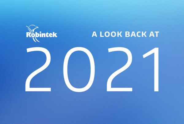 blue background with text overlay "a look back at 2021"
