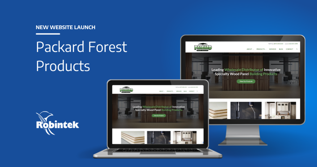 Packard Forest Products Website Redesign