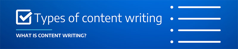 Types of Content Writing