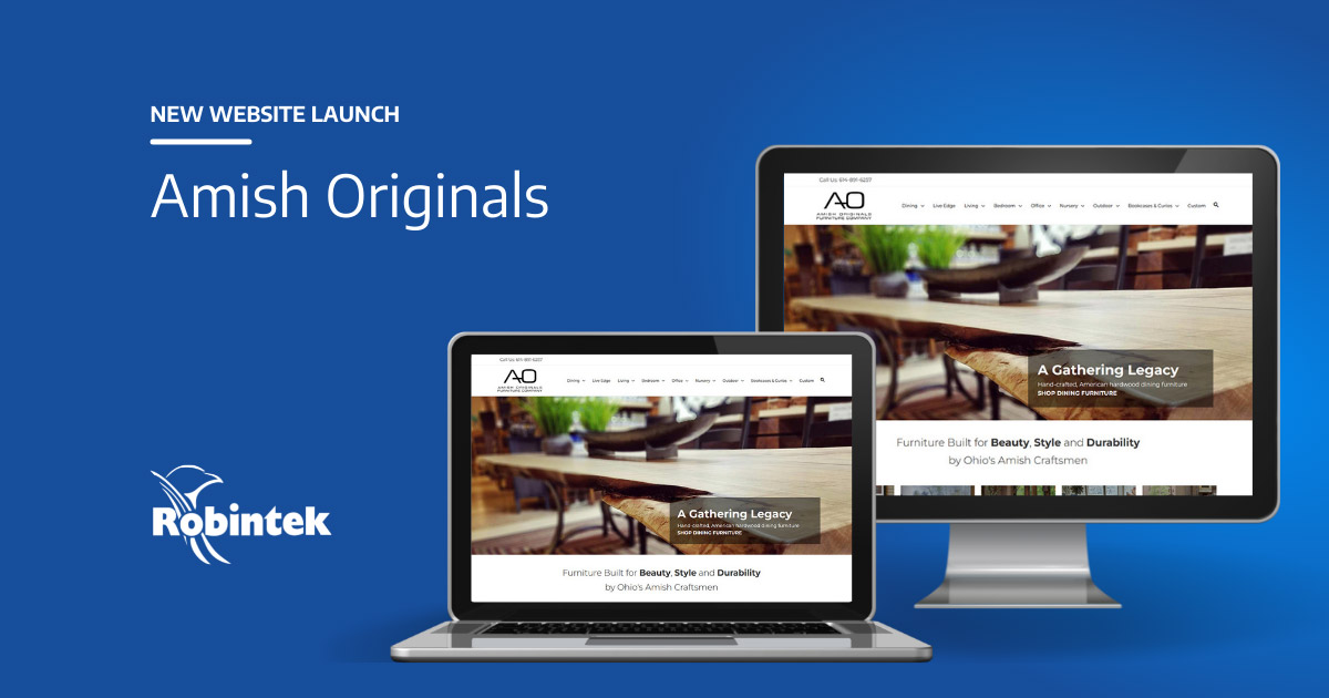 Amish Originals Website Redesign Robintek