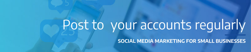 Post consistently on social media