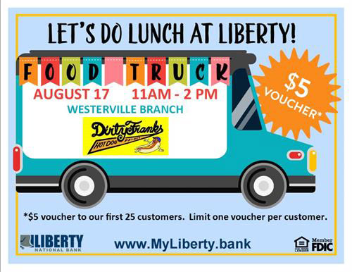 Lunch at Liberty August 2022 Westerville Dirty Frank's Columbus