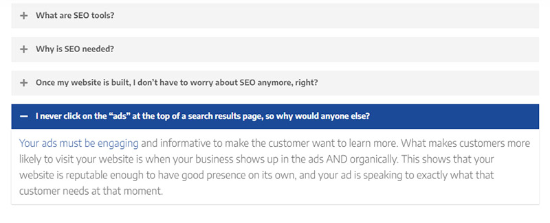 Robintek FAQ Page SEO Link Building