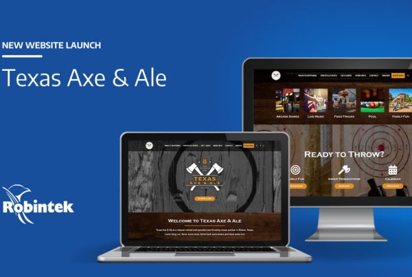 Texas Axe and Ale Website Design Robintek Columbus Ohio